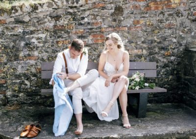 Sandy Cove Devon wedding photographer